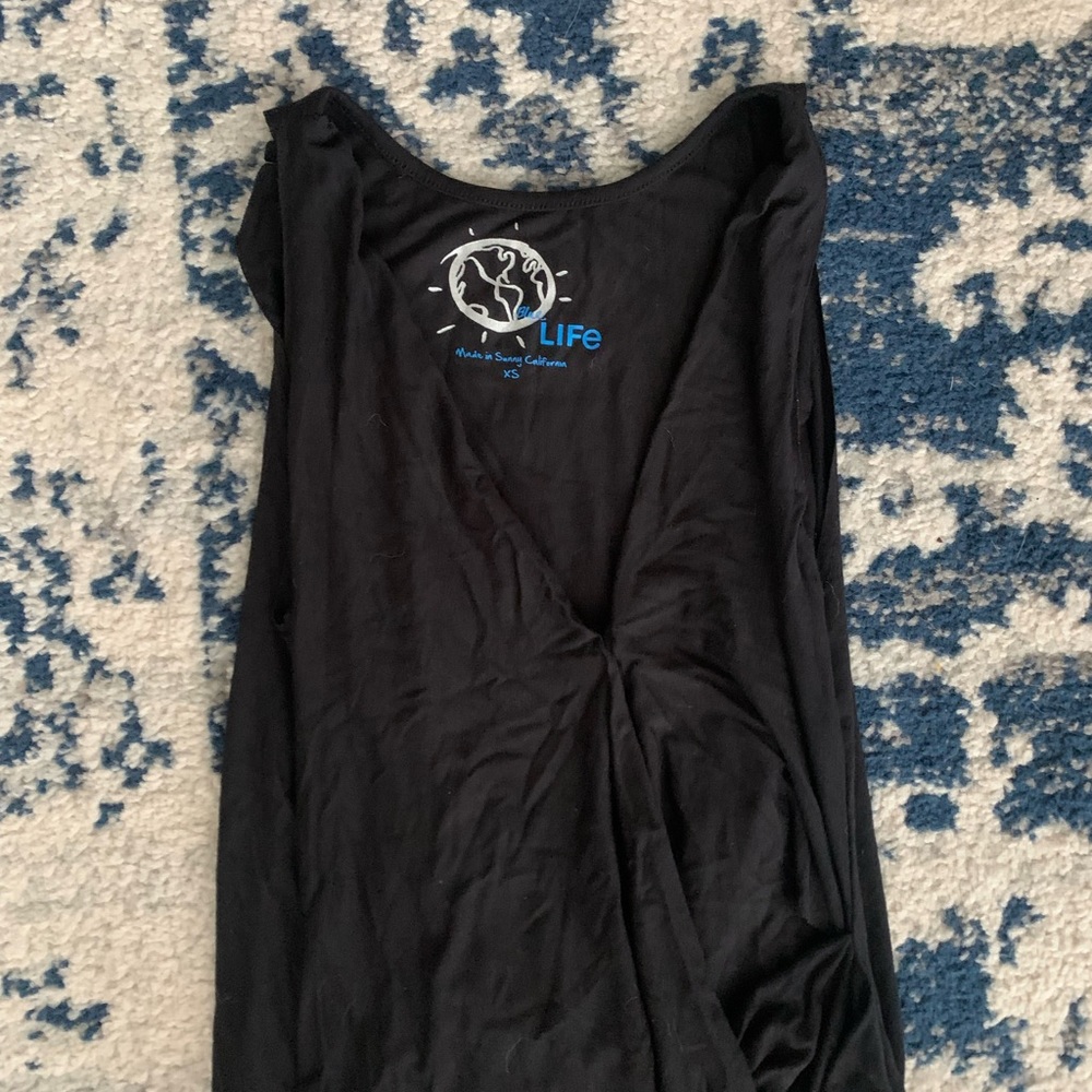 Draped Little Black Dress - Picture 2 of 3